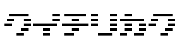 D3 DigiBitMapism Katakana  Free Fonts Download