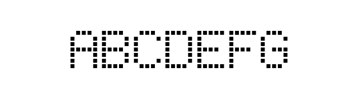 Square Dot-Matrix  Free Fonts Download