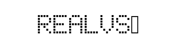 Square Dot-Matrix  Free Fonts Download