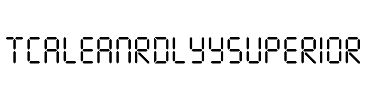 Seven Segment  Free Fonts Download