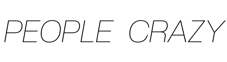 CreatoDisplay-ThinItalic  Free Fonts Download