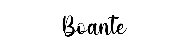 Boante Larinda Demo Font