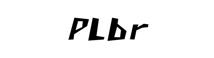 PLbr SF Junk Culture Oblique Font
