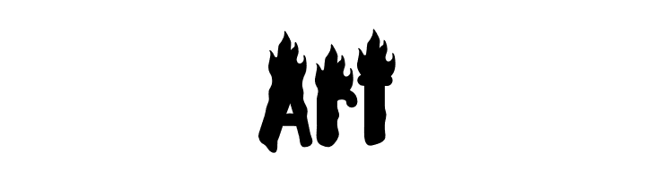 Ghost Flames - Personal Use  Free Fonts Download