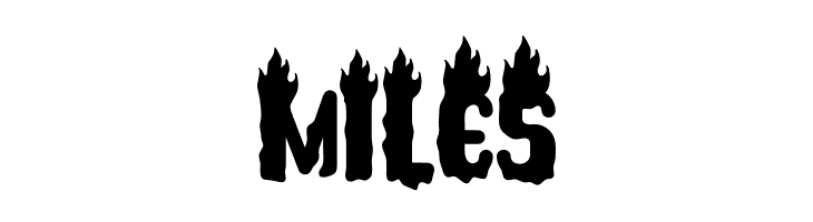 Ghost Flames - Personal Use  Free Fonts Download