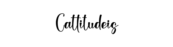 Black Catthie - Personal Use  Free Fonts Download