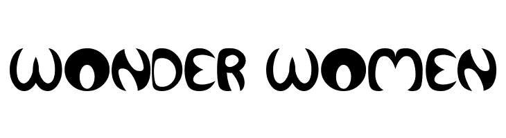 WONDER%2BWOMEN Qurve Font