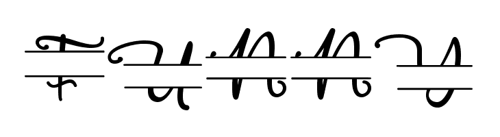 Poppy Monogram_Personal Use  Free Fonts Download