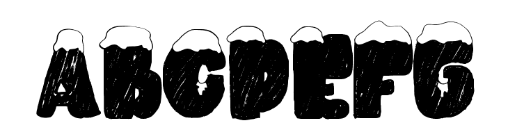 snowkybrush  Free Fonts Download