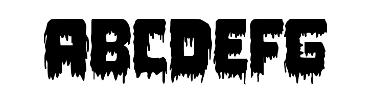 Zombie Mummy1 - Personal use  Free Fonts Download