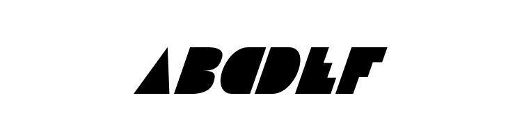 Disco Deck Condensed Italic  Free Fonts Download