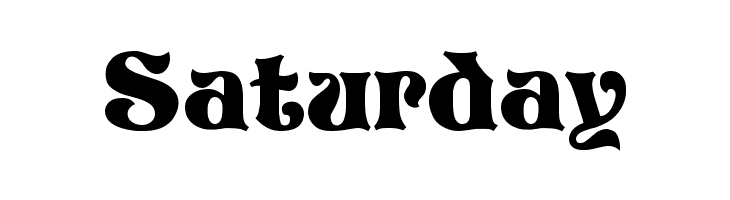 Saturday Storybook Regular Font