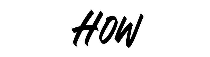 BLACK BRUSH Italic  Free Fonts Download