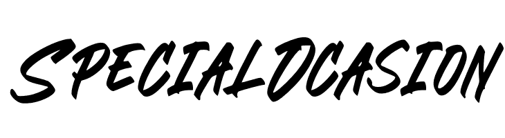 BLACK BRUSH Italic  Free Fonts Download