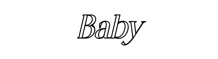 CHELON OUTLINE Italic  Free Fonts Download