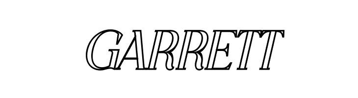 CHELON OUTLINE Italic  Free Fonts Download