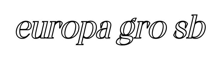 CHELON OUTLINE Italic  Free Fonts Download