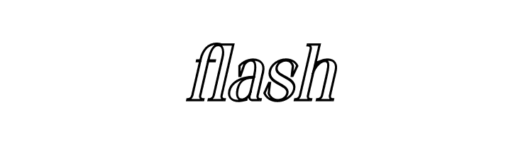 CHELON OUTLINE Italic  Free Fonts Download