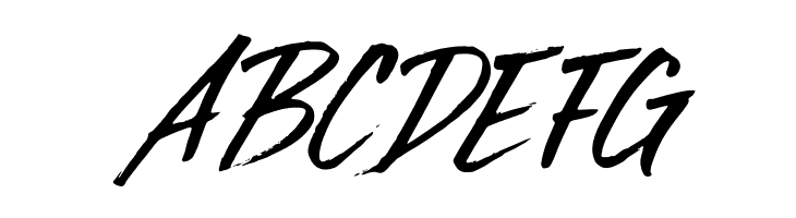 Rocky Brush Italic  Free Fonts Download