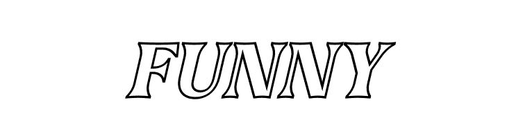 Narifah Outline Italic  Free Fonts Download