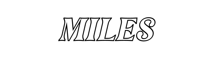 Narifah Outline Italic  Free Fonts Download