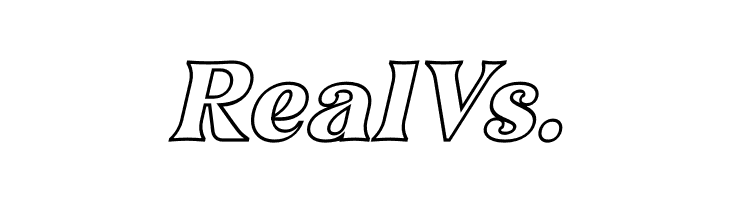 Narifah Outline Italic  Free Fonts Download