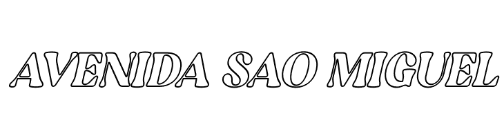 Elinga Outline Italic  Free Fonts Download