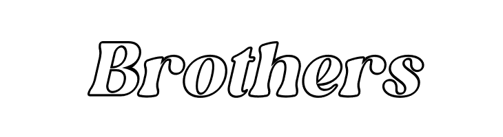 Elinga Outline Italic  Free Fonts Download