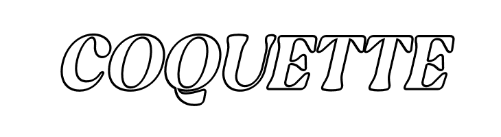 Elinga Outline Italic  Free Fonts Download