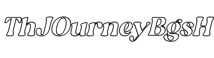 Elinga Outline Italic  Free Fonts Download