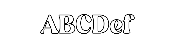 Elinga Outline  Free Fonts Download