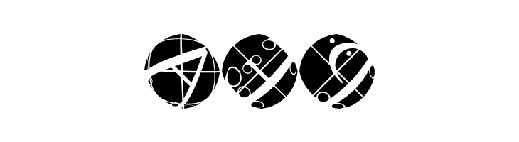 RodauButtonsInverse  Free Fonts Download