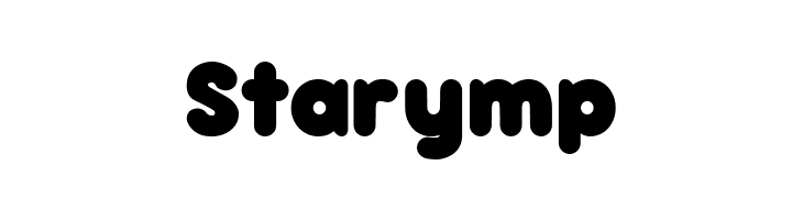 Starymp bubbleboddy Font