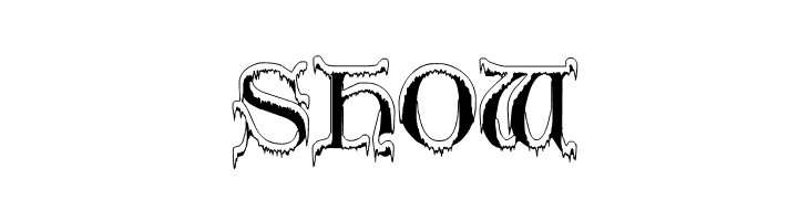 Generic Uncials 'Snowcapped'  Free Fonts Download