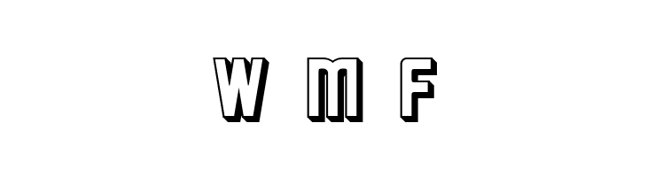 Zillah Modern Offset Outline  Free Fonts Download