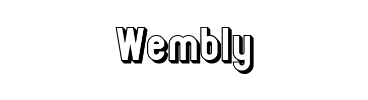 Zillah Modern Offset Outline  Free Fonts Download