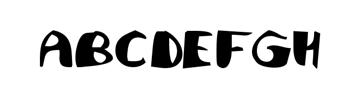 ABCDEFGH JuliFesta Bold Font