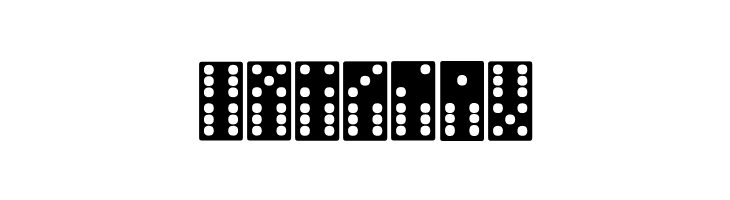 Dominoes  Free Fonts Download