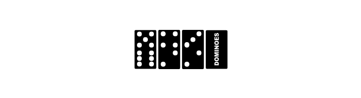 Dominoes  Free Fonts Download