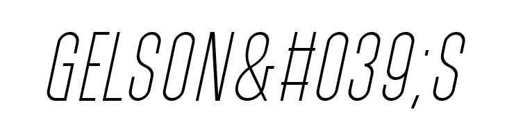 PostScriptum Light Italic  Free Fonts Download