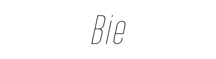 PostScriptum Thin Italic  Free Fonts Download