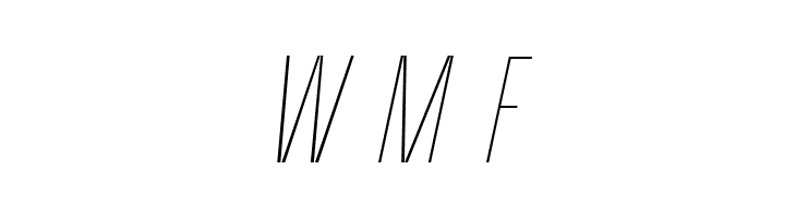 PostScriptum Thin Italic  Free Fonts Download