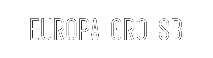 Exon outline  Free Fonts Download