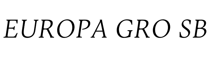 Jenriv Titling Light Italic  Free Fonts Download