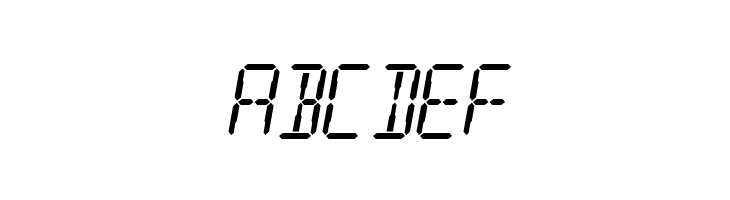 Digital Readout  Free Fonts Download
