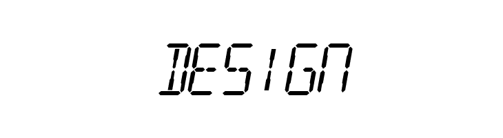 Digital Readout  Free Fonts Download