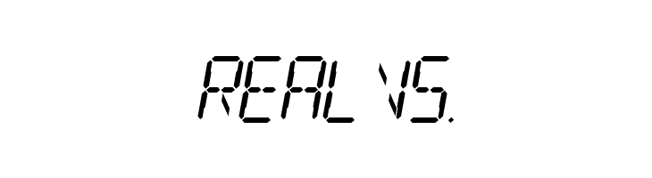 Digital Readout  Free Fonts Download