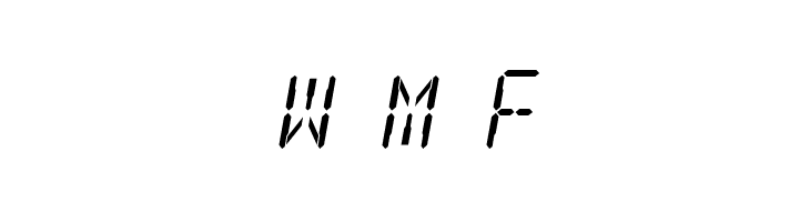 Digital Readout  Free Fonts Download