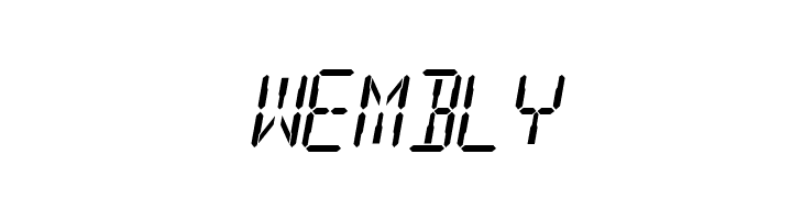 Digital Readout  Free Fonts Download
