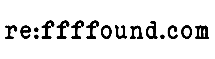 ELEGANT TYPEWRITER Bold  Free Fonts Download